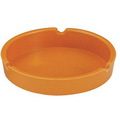 Round Glazed PVC Ashtray (4.92" Diameter)